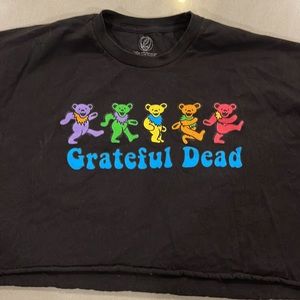 Grateful Dead short sleeved crop top